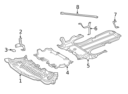 Splash Shields for 2019 Mercedes-Benz C63 AMG #1