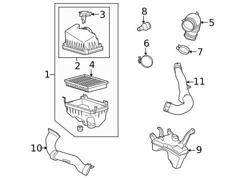 Filters for 2010 Lexus HS250h #0