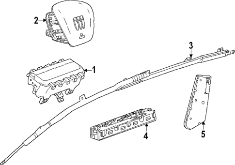Air Bag Components for 2025 Buick Envista #0