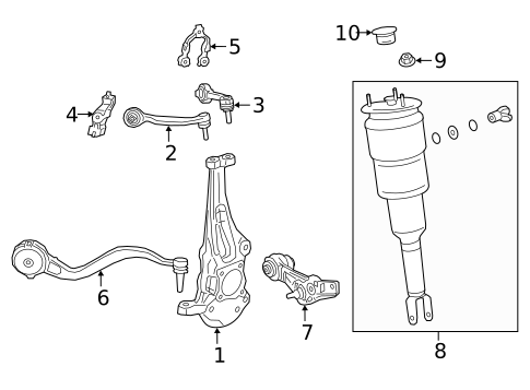 Suspension Components for 2018 Lexus LS500 #5