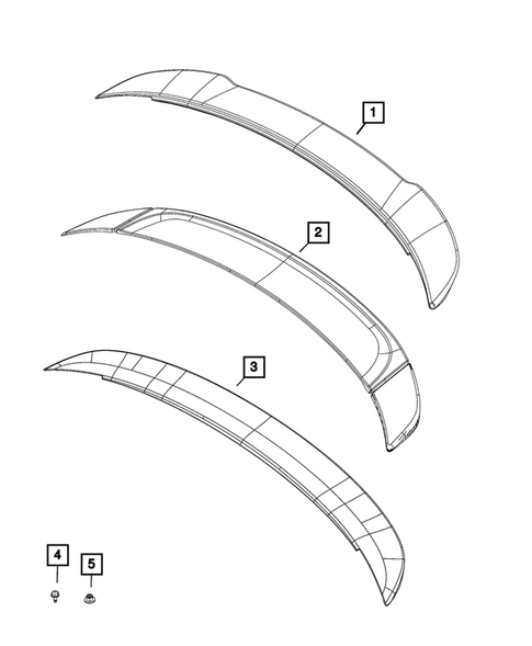 Moldings and Ornamentation for 2022 Dodge Charger #1