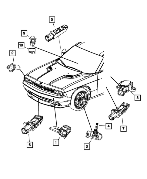 Sensors for 2008 Dodge Challenger #0