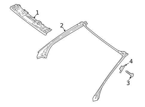 Windshield Header & Components for 2020 Mercedes-Benz E 450 #0