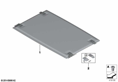 Lift-Up-and-Slide-Back Sunroof for 2019 BMW X6 35i #2