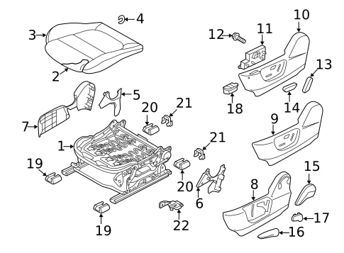Power Seats for 2016 Mazda 6 #0