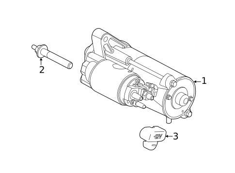 Starter for 2012 Ford Mustang #1