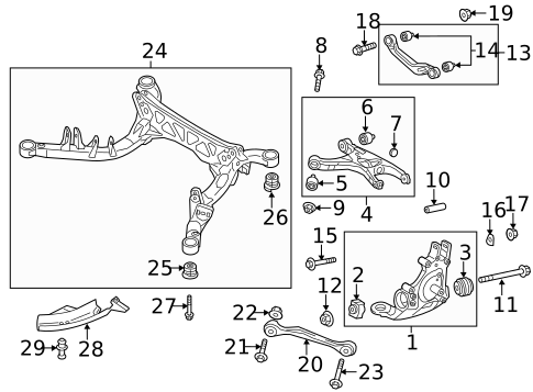 Rear Suspension for 2015 Audi A6 Quattro #2