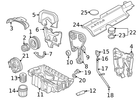 Engine Parts for 2004 Volvo S40 #0