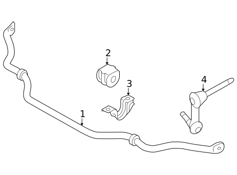 Stabilizer Bar & Components for 2015 INFINITI Q60 #2