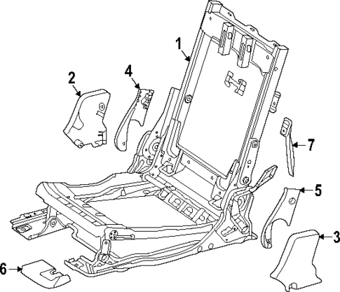 Third Row Seats for 2024 Mercedes-Benz EQB 350 #1