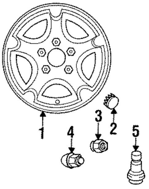 Wheels & Trim for 1998 Dodge Neon #0
