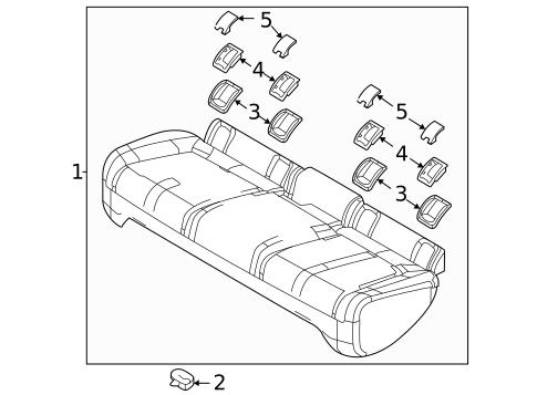 Rear Seat Components for 2023 Mazda MX-30 EV #2