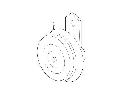 Horn for 2005 Toyota Matrix #0