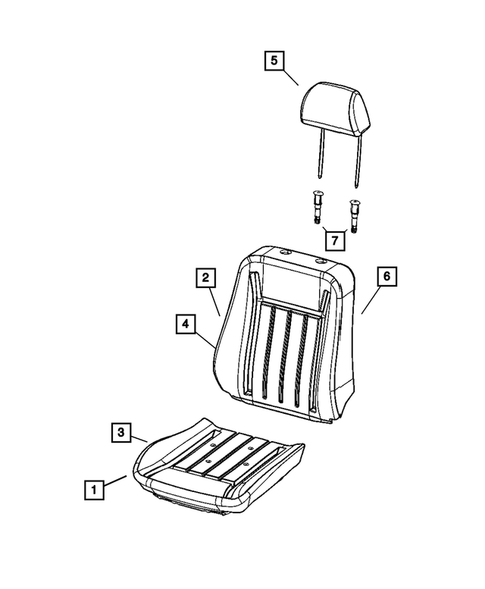 Front Seats for 2004 Dodge Durango #3