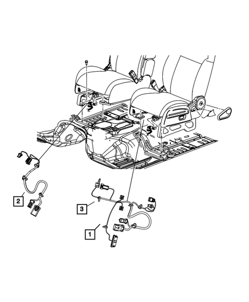 Wiring-Body and Accessories for 2010 Dodge Nitro #2
