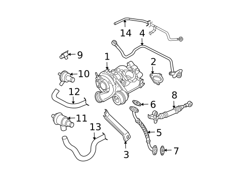 Turbo Charger for 2001 Volkswagen Jetta #0
