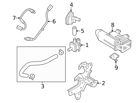 Emission Components for 2012 Mazda 3 #1