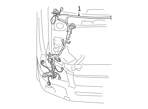 Wiring Harness for 2007 Toyota Highlander #1