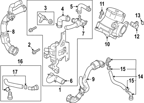 Ducts & Hoses for 2025 Genesis G90 #0