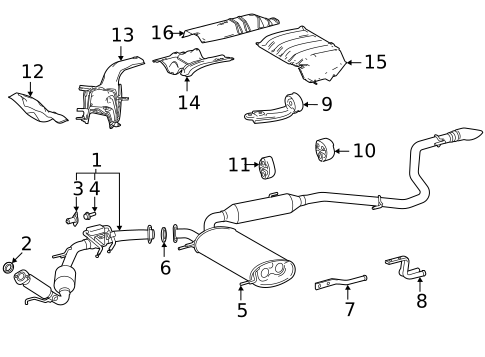 Exhaust Manifold for 2024 Toyota Sienna #1