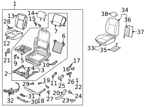Power Seats for 2007 Saab 9-3 #0
