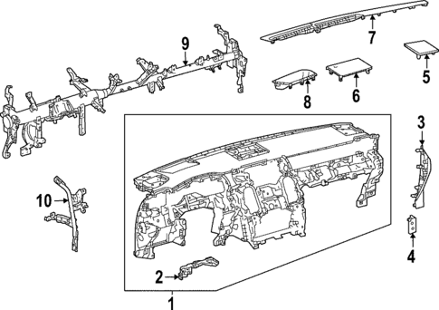 Instrument Panel for 2025 Lexus LX700h #0