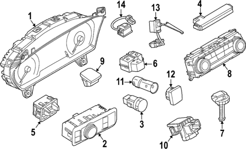 Switches for 2024 Ford Maverick #1