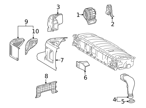 Battery for 2023 Lexus NX350h #0