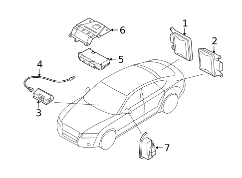 Electrical Components for 2015 Audi RS7 #2