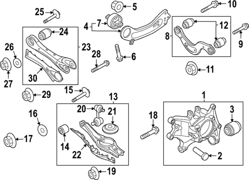 Rear Suspension for 2024 Kia Sportage #1