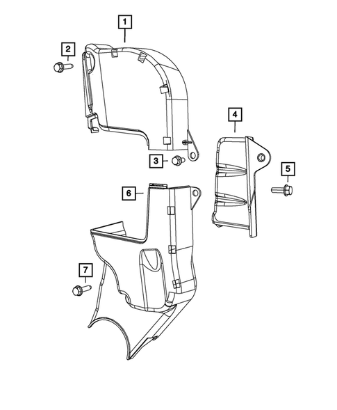 Timing Belt/Chain and Cover and Balance Shaft for 2013 Fiat 500 #1