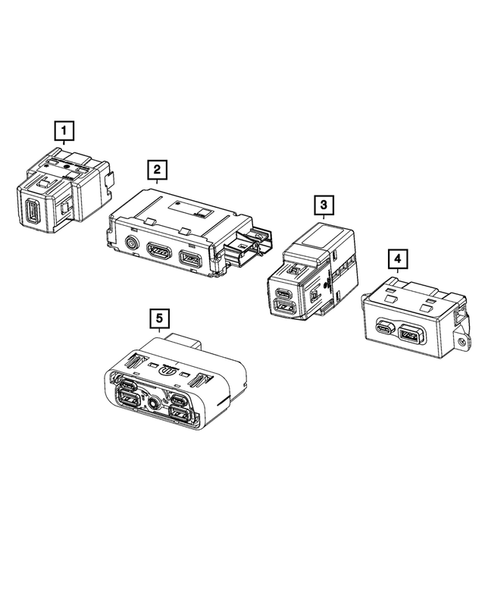 Power Distribution, Fuse Block, Junction Block, Relays and Fuses for 2023 Chrysler Pacifica #3