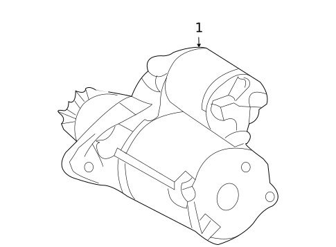 Starter for 2010 Toyota RAV4 #1