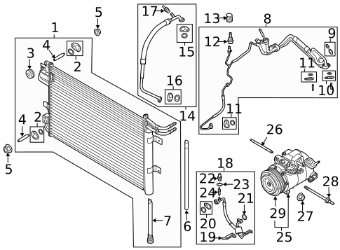 Hoses & Pipes for 2015 Ford Flex #0