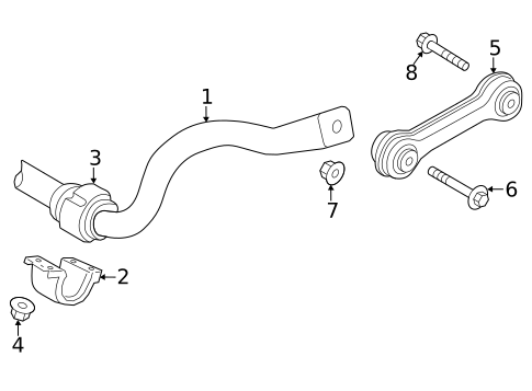 Stabilizer Bar & Components for 2022 Audi A6 allroad #0