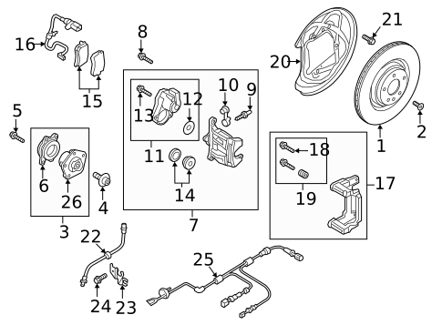 Rear Brakes for 2025 Audi A5 Sportback #0