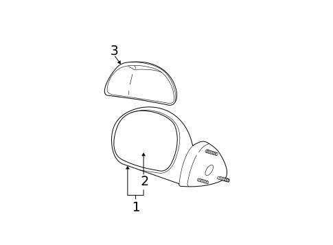 Outside Mirrors for 2003 Ford F-150 #1