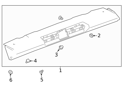 Spoiler for 2022 Chevrolet Silverado 1500 LTD #0