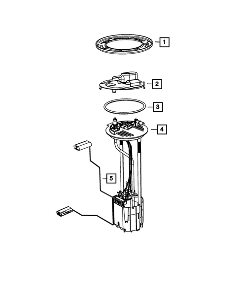 Fuel Pump and Sending Unit for 2011 Ram 3500 #4