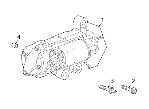 Starter for 2020 Cadillac CT4 #1