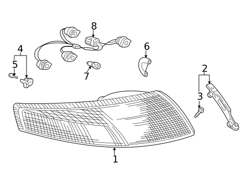 Tail Lamps for 2005 Porsche 911 #1