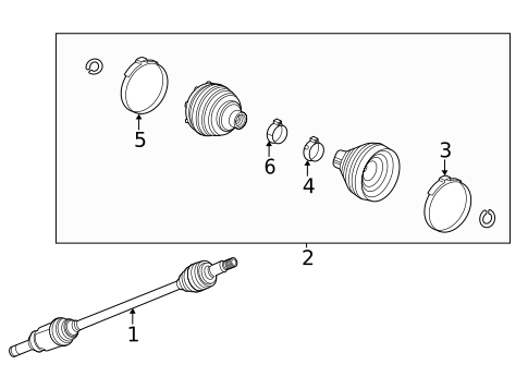 Axle Shaft for 2023 Buick Encore GX #0
