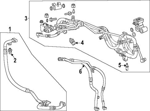 Condenser, Compressor & Lines for 2024 Chevrolet Blazer EV #37