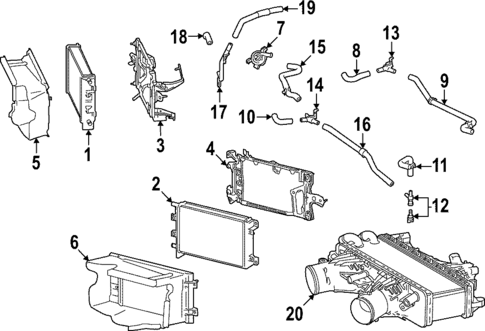 Intercooler for 2025 Lexus LX700h #0