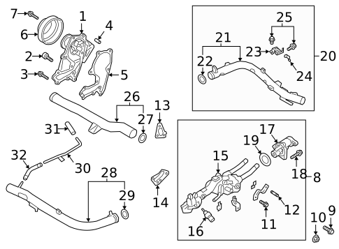 Powertrain Control for 2019 Kia K900 #3