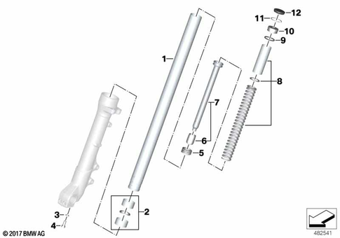 Telescopic Forks, Telelever for 2024 BMW-Motorrad F 750 GS #0