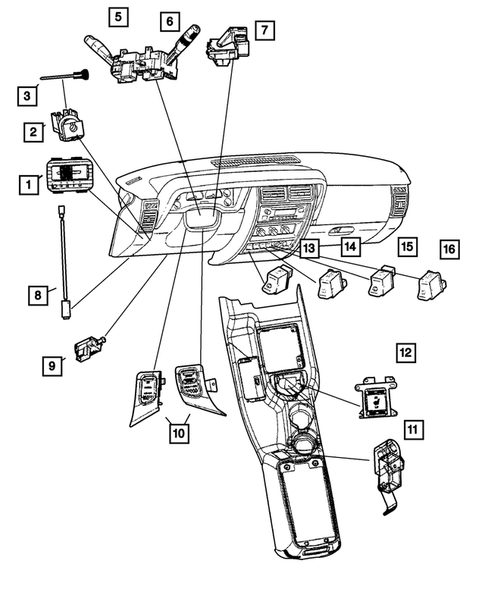 Switches for 2001 Jeep Cherokee #0