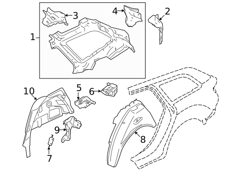 Inner Structure for 2007 Audi A6 Quattro #0
