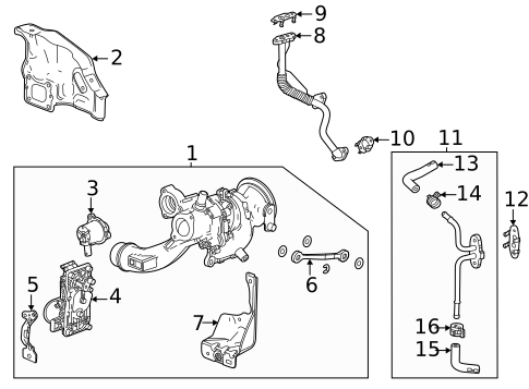 Turbocharger & Components for 2024 Chevrolet Trailblazer #0