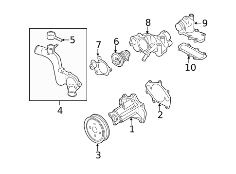 Water Pump for 2011 INFINITI M56 #0